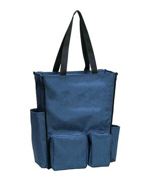 テラモト ＢＭトートバッグ2ｗａｙ Ｍ ネイビーブルー DS-233-341-3