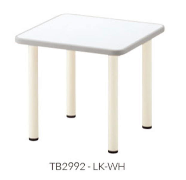 クレス キッズ用 テーブル 600&times;600mm TB2992-LK｜イーヅカ