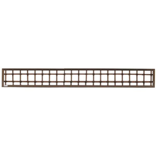 グローベン 透かし窓ユニットA 現場施工用 燻竹10φmm A15CM250AE W1902×H250mm