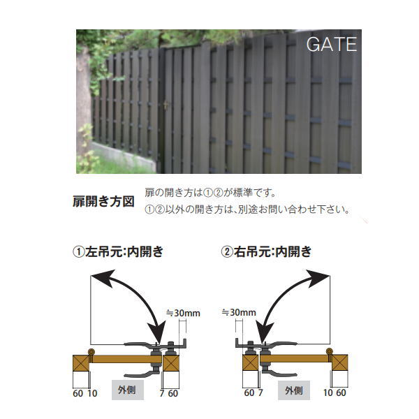 グローベン プラド One用件 内方別様開き戸 扉本体 縦貼り H1700 W750 H1800柵用 G60hct375 Double19productions Com