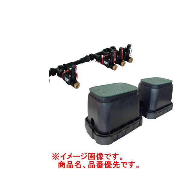 グローベン イージーロック電磁弁セット 減圧弁なし ４系統 電磁弁ボックス付 ＤＣ６V仕様 C10HS400DC