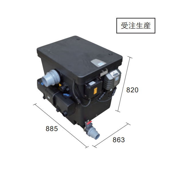 受注生産 グローベン ドラムフィルター本体 C50PT300｜イーヅカ