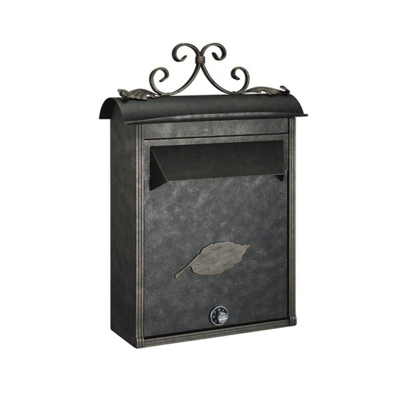 Nl1 P19bz イーヅカ壁掛け ノーヴルポスト 黒艶消し ブロンズ古美仕上げ