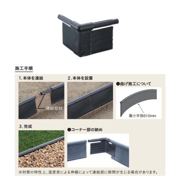 ユニソンガーデンエッジ材2巻セット