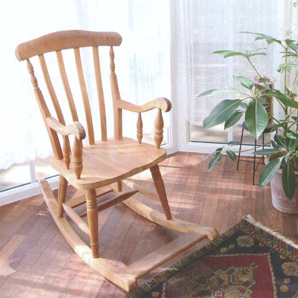 ジャービス商事 ROCKING CHAIR ロッキングチェア チーク 無塗装 36315 1脚｜イーヅカ