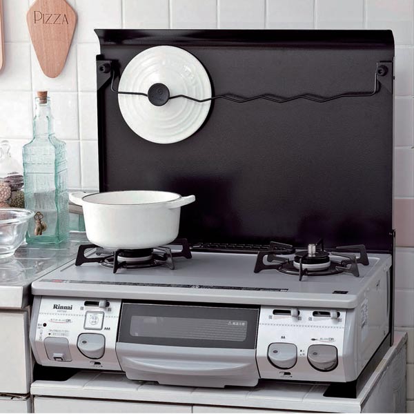 池永鉄工 コンロカバー ガスコンロ 日本製 サイズ:595×430×50mm ブラック IK-10B ikt-ik10b.jpg