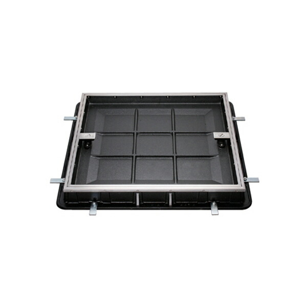 カネソウ カラー舗装用鉄蓋 MRHPR-2-4555 ハンドル付 (1034560500) インターロッキングブロック用 簡易密閉形 充填深さ70mm T-2 [時間指定不可] カネソウ カラー舗装用鉄蓋 MRHPR-2-4555 ハンドル付 (1034560500