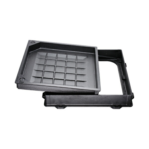 カネソウ カラー舗装用鉄蓋 MRCS-14-6070 ハンドル付 (1034480702) インターロッキングブロック用 簡易密閉形 充填深さ65mm T-14 [時間指定不可] カネソウ カラー舗装用鉄蓋 MRCR-14-6070 ハンドル付 (1034540702