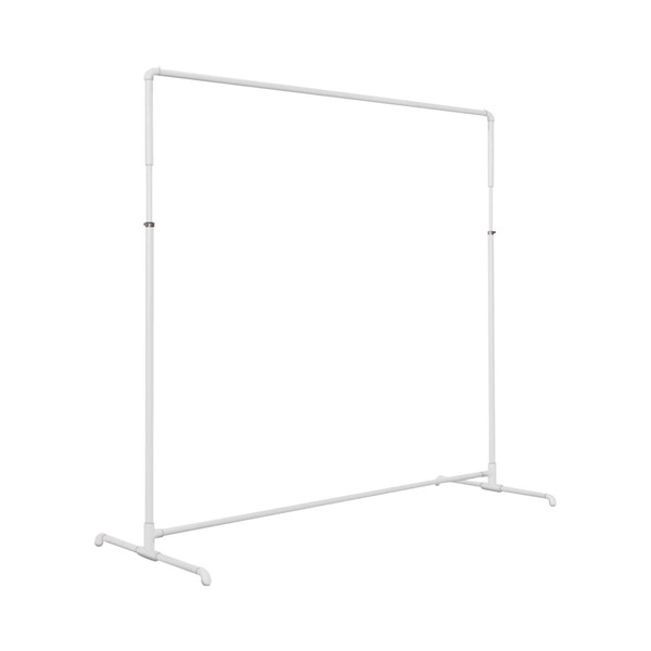 ロイヤル ディスプレイハンガーラック Flec アジャストタイプ 1200 Fホワイト インハンガー H1200～1725mm FL-IH22-A 87200514