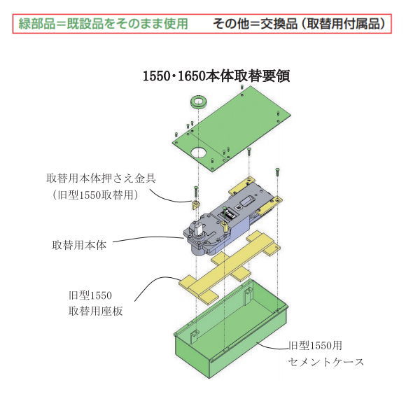 ニュースター フロアヒンジ 防火ドア用 865 CHA（旧型1650Fの取替本体）