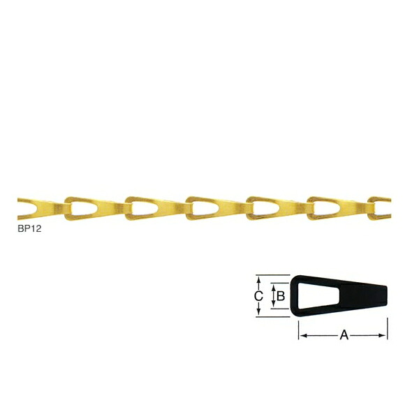 ニッサチェーン 真ちゅう サッシュ キリンス BP12 0.7mm×30m巻