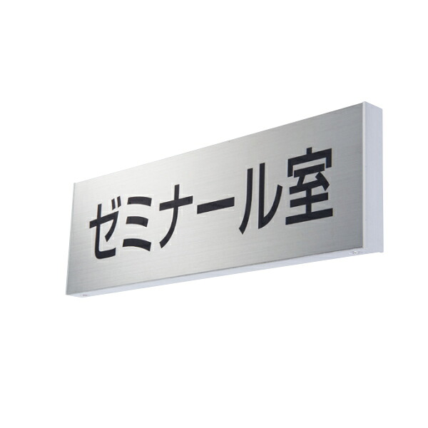 神栄ホームクリエイト 一般室名札 突出型 SK-SN-1T H60×W250×D15.5mm 文字入