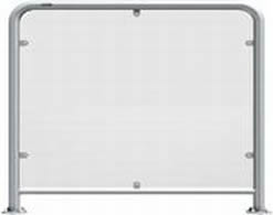 サンポール セーフティアーチ ベース式 AH-42B10-PCP φ42.7(t2.0) W1000×H1000