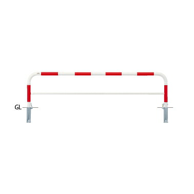 サンポール アーチ 差込式カギ付 FAH-7SK25-650(RW) φ60.5(t2.8) W2500×H650 27,853円