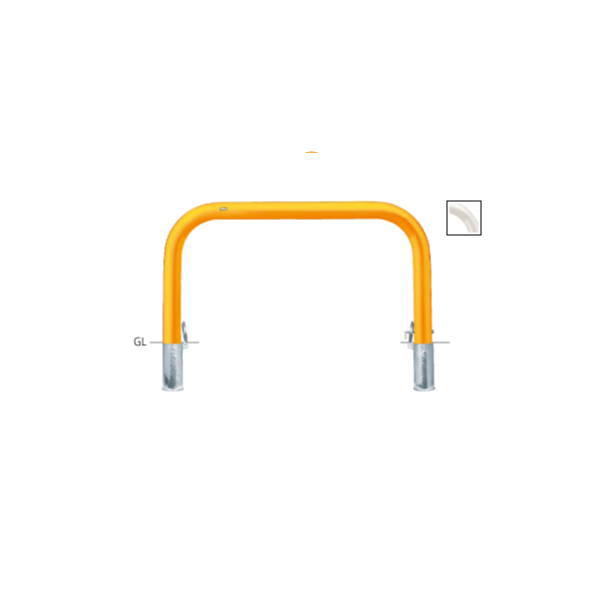 海外正規品】 サンポール アーチ 差込式カギ付 FAA-11SK15-800 Y W C φ101.