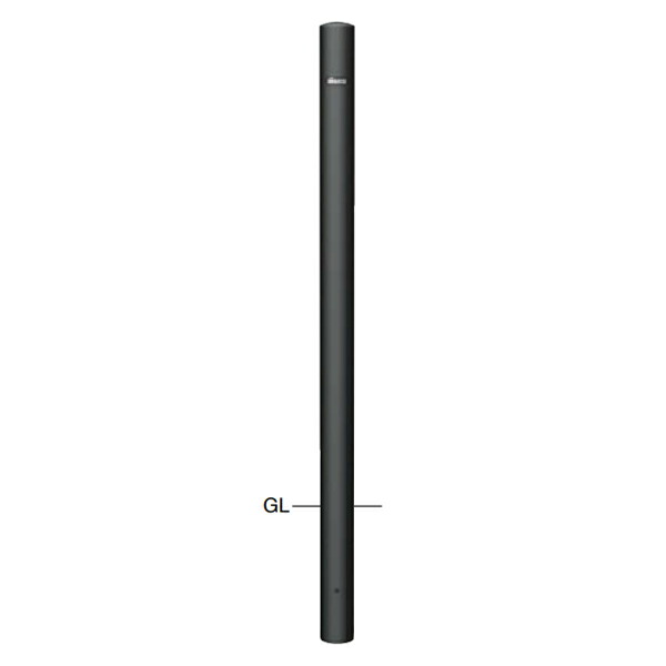 サンポール スチール写真製 マットブラックピラー 径60.5 H850 固着させる式 FPMB-7U
