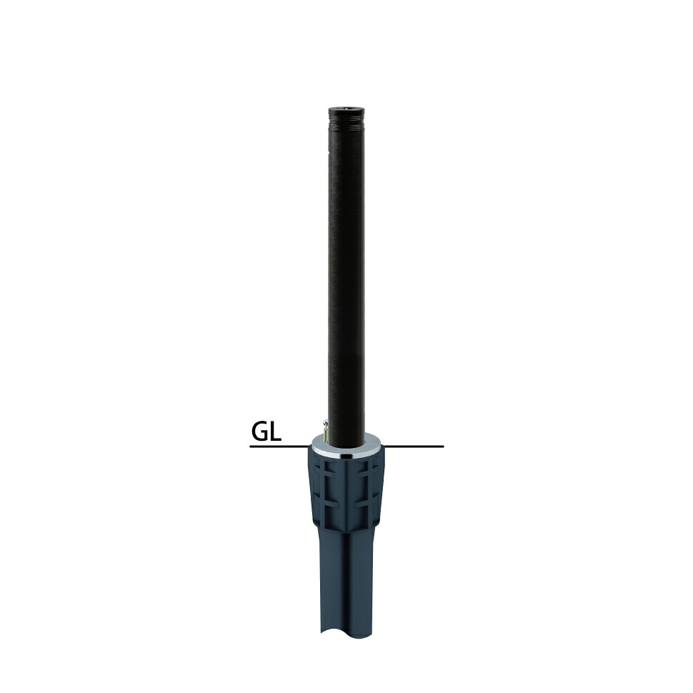 サンポール アルミヘッドリフター上下式 LV-162KC-E エンド用（最終端部） φ76.3(t2.0) H700mm｜イーヅカ 32,793円