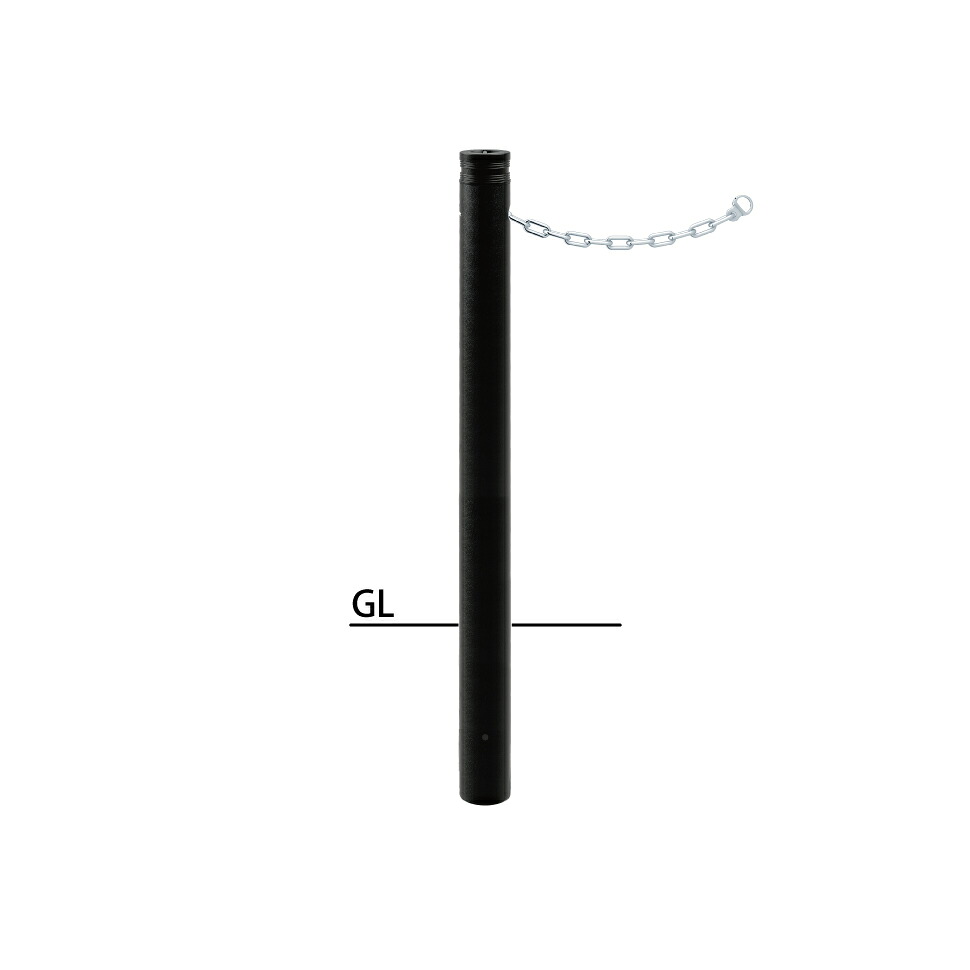 サンポール アルミヘッドリフターくっ付ける式 LV-162UC φ76.3(t2.0) H700