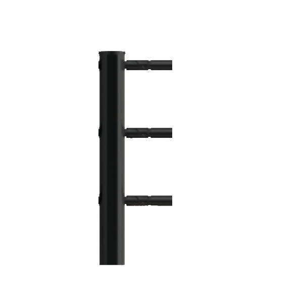 サンポール くぐり抜ける押しとどめる柵 3段光線印字機 端部突っ支い棒 （合わせ目付） SP-244U-C3