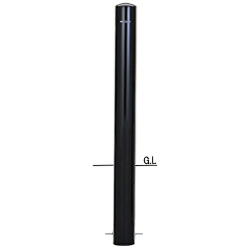 8281円 【95%OFF!】 帝金 固定式 55-4フックナシ茶 埋込み400 φ114.3×t4.5 H850