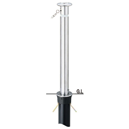 帝金 上下式 ※端部用 KS11CT-085H φ76.3×t2.0 H850