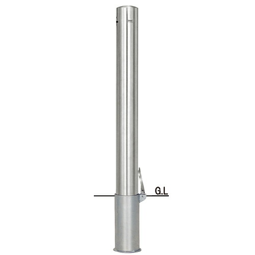 帝金 バリカー ピラー型 脱着式フタ付 ※端部用 S54P-CT 径101.6×t2.0 H850