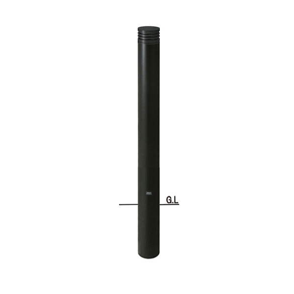 帝金 くっ付ける式 TPF-07A メタリックブラック φ114.3×t4.5 H850