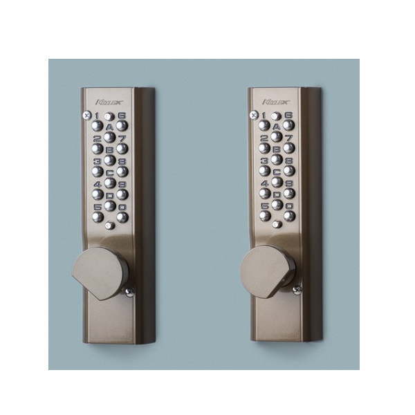 長沢製造所 キーレックス KL1100 自動小銃施錠 両面名取り草 鍵なし ノッブ 22643