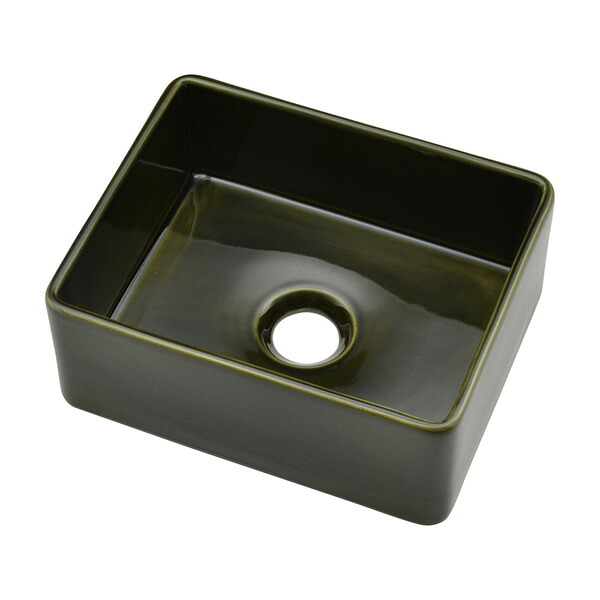 カクダイ 角型手洗器 493-249-GR