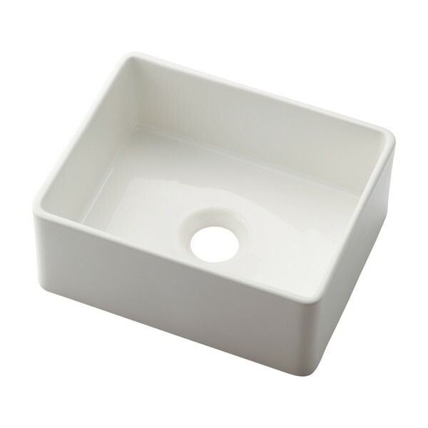 カクダイ 角型手洗器 493-272-W