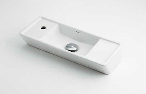 カクダイ 角型手洗器 Lホール 493-065