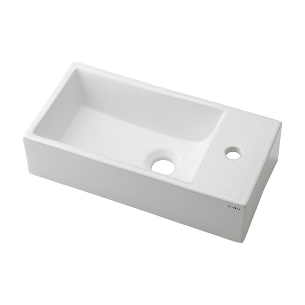 カクダイ 壁掛手洗器 264-001RW-W