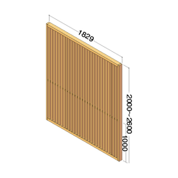 DAIKEN イエリア 格子間仕切 1830幅PLAN QW406-■■ 奥行79mm｜イーヅカ