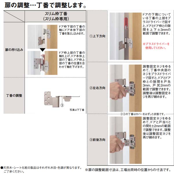 大建 スリム枠丁番セット 片開き トイレドア 2300高用 3枚吊 丁番 Va5au Kn R L 3 鏡面タイプ 鏡面ニッケル 上下3個1セット Tbset Com