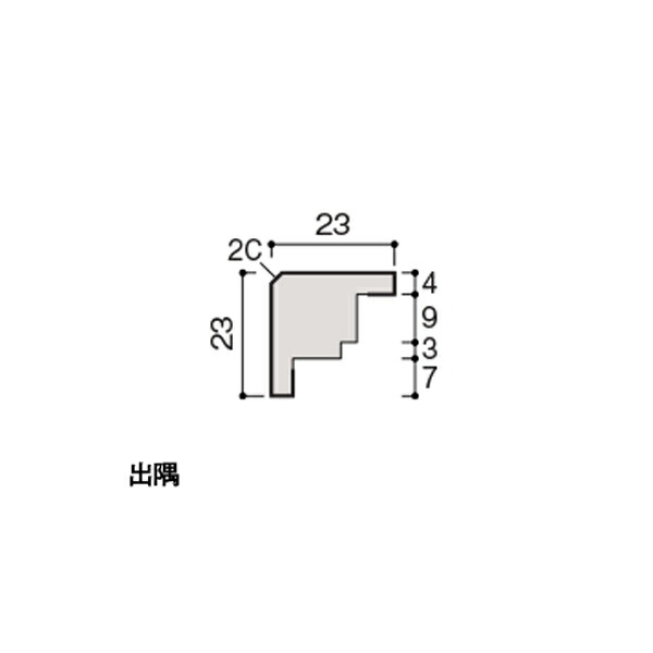 DAIKEN 壁材 スタイルアート 羽目板タイプ専用施工部材 出隅 1本 2,730mm WM31-B14●●