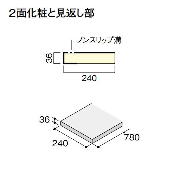DAIKEN イエリア階段 セレクト プレミアムウッド柄 箱型 箱踏板 780 4枚入り CR405-14□□|イーヅカ