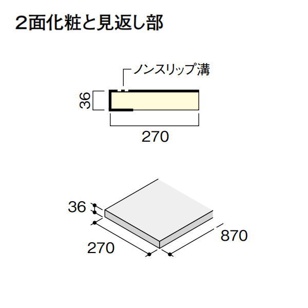 DAIKEN イエリア階段 セレクト プレミアムウッド柄 箱型 箱踏板 870W 4枚入り CR405-34□□|イーヅカ