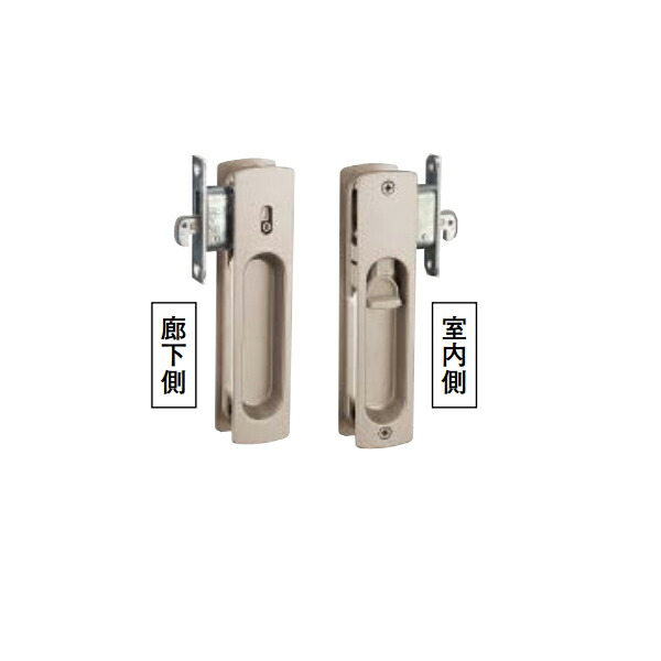 楽天市場】DAIKEN 引戸・吊戸 角座交換用カマ錠 表示カマ錠 T