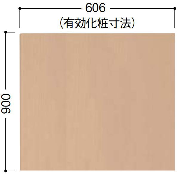 DAIKEN シート化粧壁材 スタイルアート ハードタイプ 腰パネル 3mm厚さ 幅606×高さ2730mm 4枚 （2.18平米） WL99-16●●