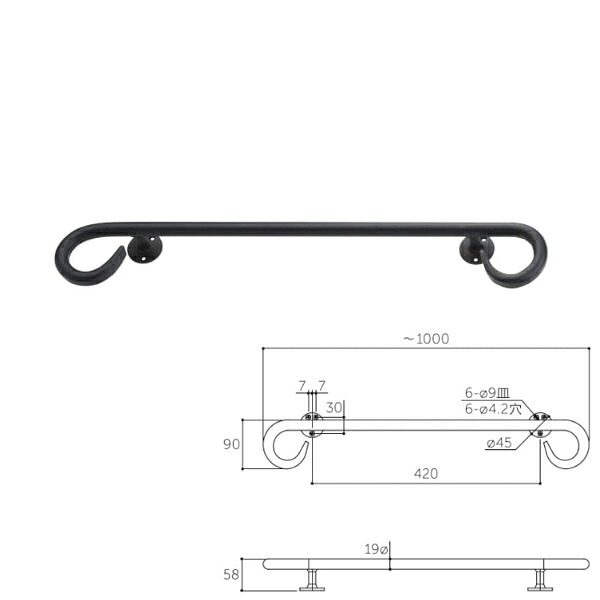 MARUKI アイアンハンドレール 2 AIN-170 34,889円