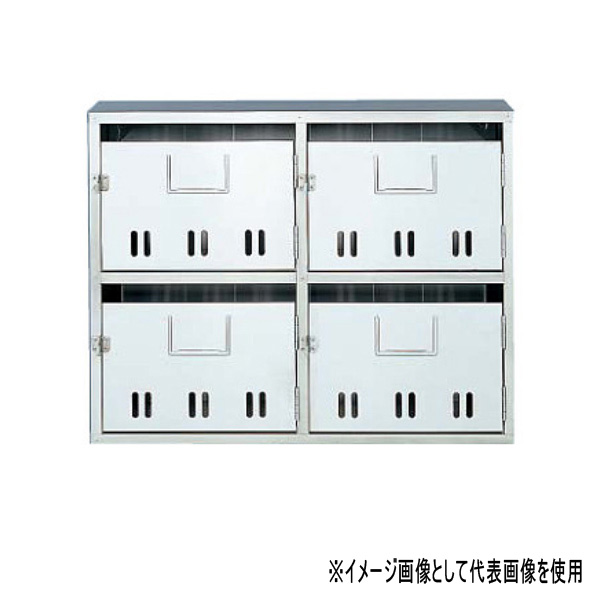 ナスタ ポスト 公団タイプ 6戸用 KS-MB6SA 屋内タイプ 横開き扉