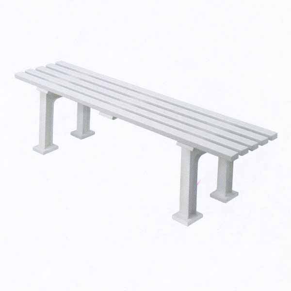 NADO BENCH ナドフラットベンチ1／ホワイト W1500×D370×H420mm