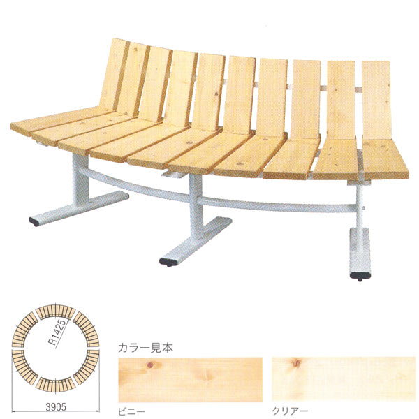 BENCH ウッドベンチ 内側用 WSH-18 W1800×D685×SH400・H700mm
