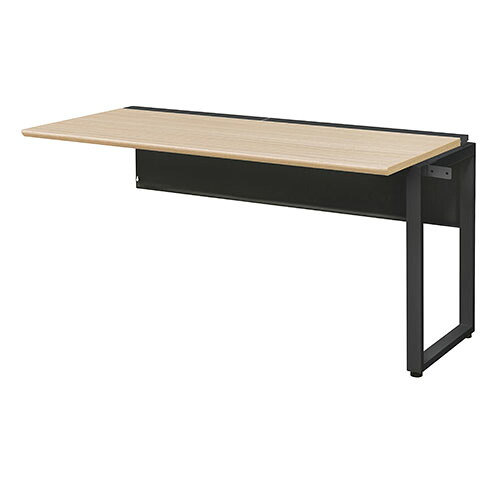 弘益 ワークデスク 増連 サンドオーク 幅1400×奥700×高720mm WS-WH147B-LK(SAK)|イーヅカ