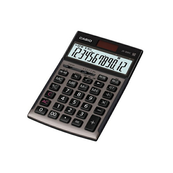 カシオ 電卓 JS-20DC-GB-N 1台｜イーヅカ