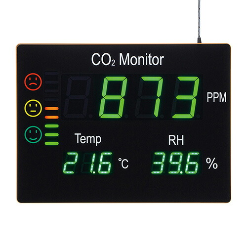 サンワサプライ ＣＯ2二酸化炭素パネルモニター CHE-C2 1個 DIY・工具