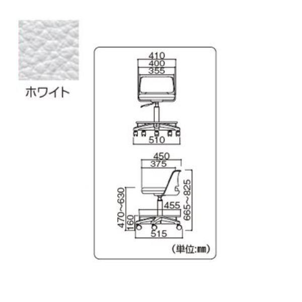 ノーリツイス ソフトスツール ビニールレザー張り ハイ TSMN-B26L-WH 1台