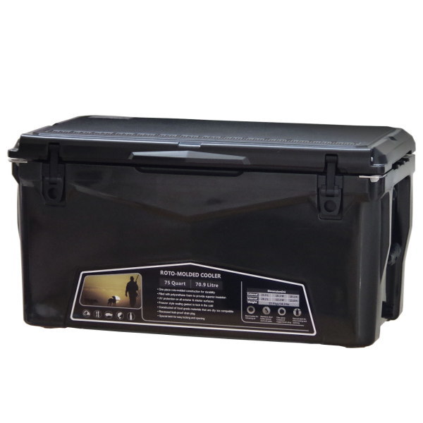 キュリアストレーディング アイスエイジクーラー 75QT（70.9L) ILC075CHC 濃灰色