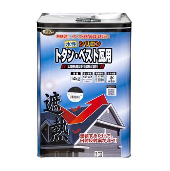 ニッペ 水溶性ケイ素樹脂トタン・より良い瓦用遮熱えの具 14kg