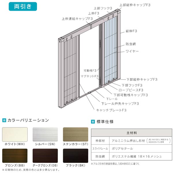 セイキ アルマーデフリー用オプション ドア用取付枠 F3型 特注品 幅